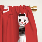 Mark the cat goes to Paris Window Curtain Gallery Image 2