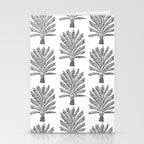 Palm Tree - Black Stationery Card Gallery Image 2