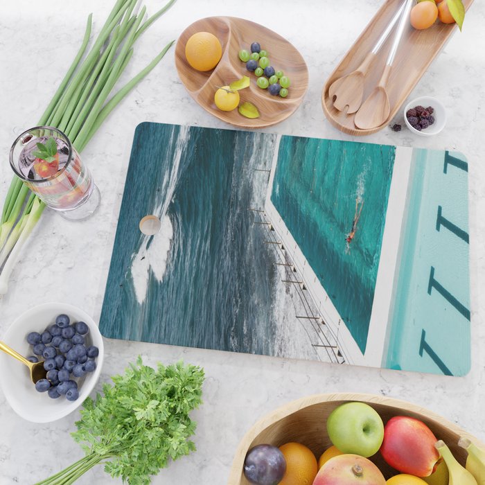 Bondi Icebergs Club I art print Cutting Board Gallery Image 2