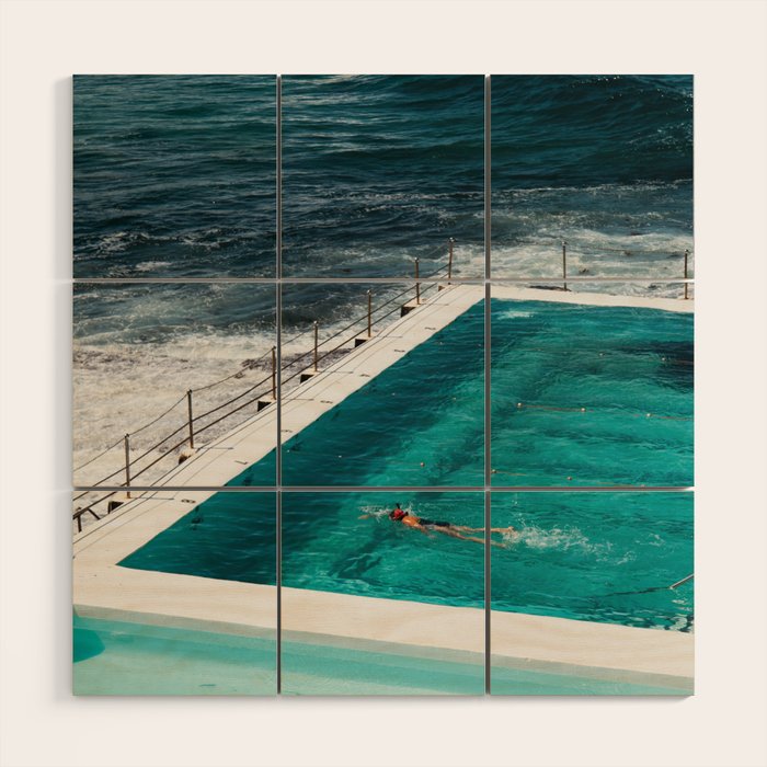 Bondi Icebergs Club I art print Wood Wall Art Gallery Image 1