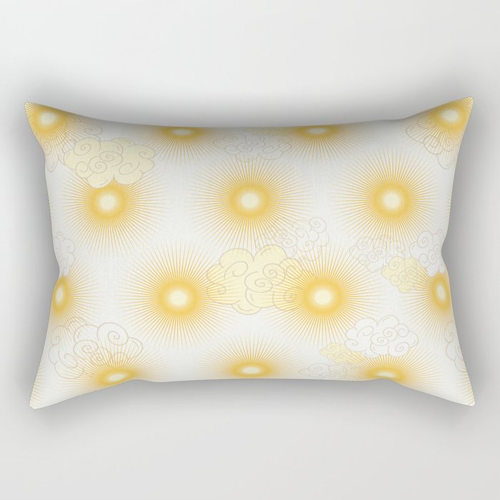 Feel the Cosmic summer heat Rectangular Pillow Gallery Image 2
