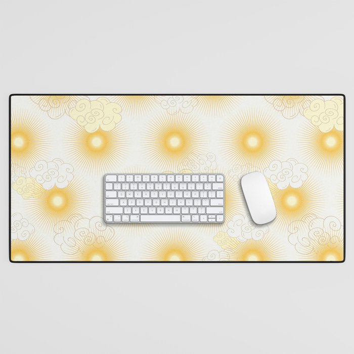 Feel the Cosmic summer heat Desk Mat Gallery Image 1