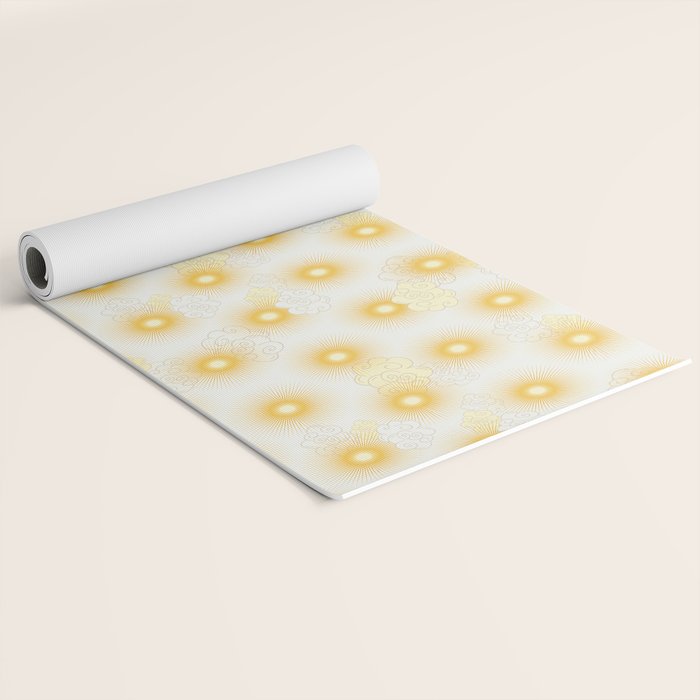 Feel the Cosmic summer heat Yoga Mat Gallery Image 2