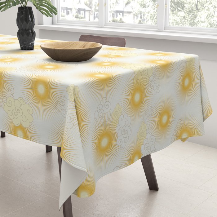 Feel the Cosmic summer heat Tablecloth Gallery Image 3