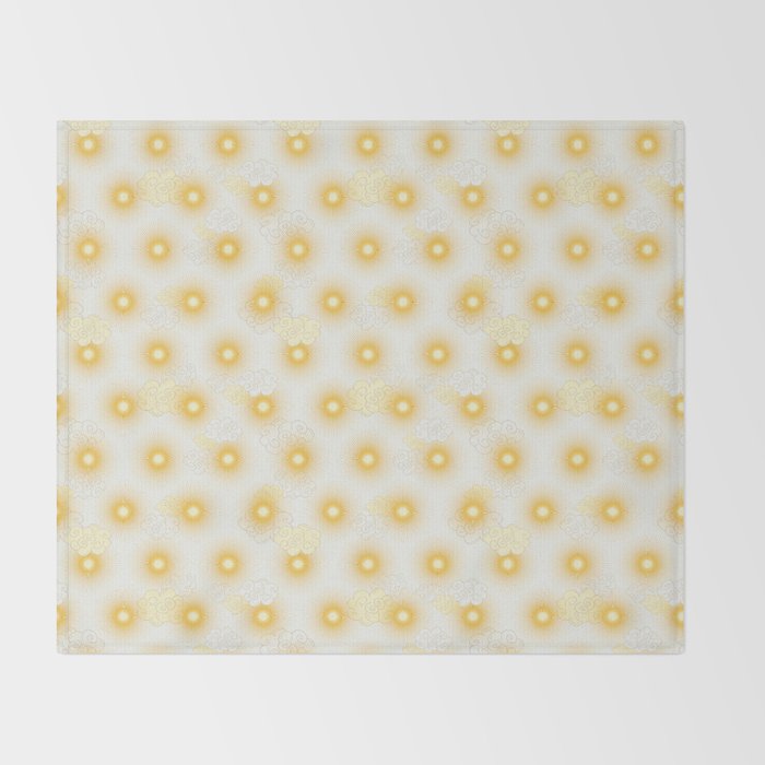 Feel the Cosmic summer heat Throw Blanket Gallery Image 2