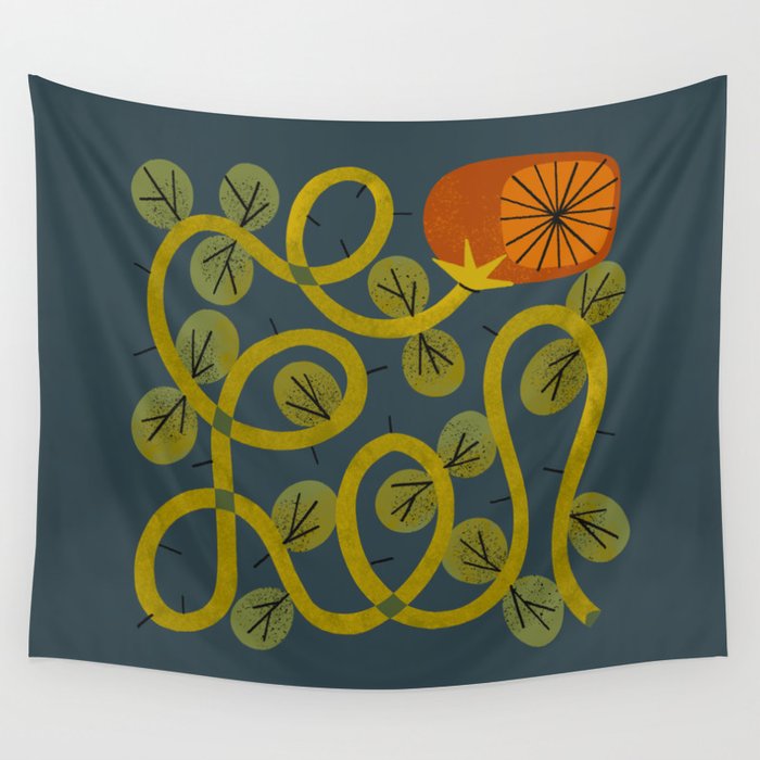 Bramble Rose No. 2 Wall Tapestry Gallery Image 4