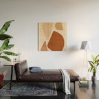 Abstract Shapes 47 Wood Wall Art Gallery Image 2