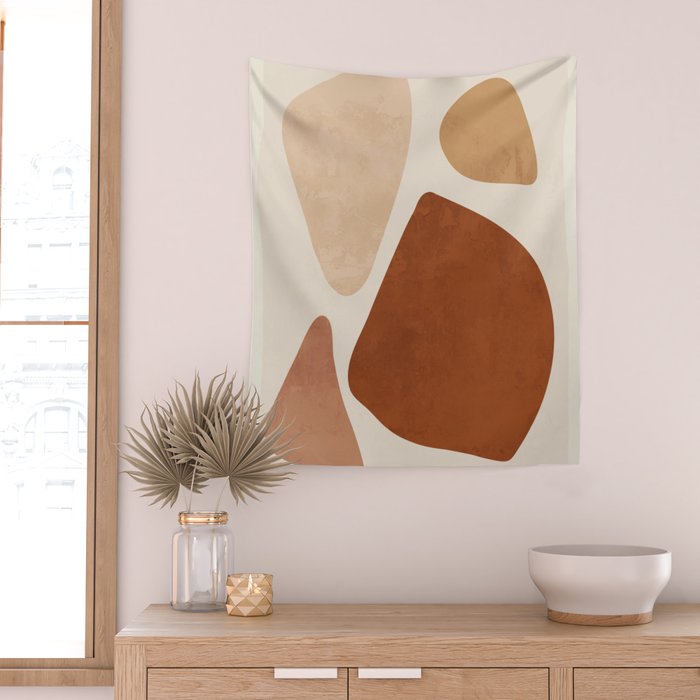 Abstract Shapes 47 Wall Tapestry Gallery Image 2