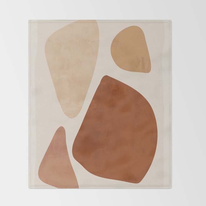 Abstract Shapes 47 Throw Blanket Gallery Image 2