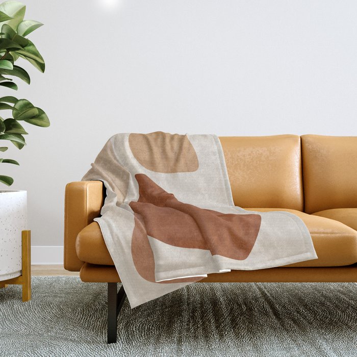 Abstract Shapes 47 Throw Blanket Gallery Image 1