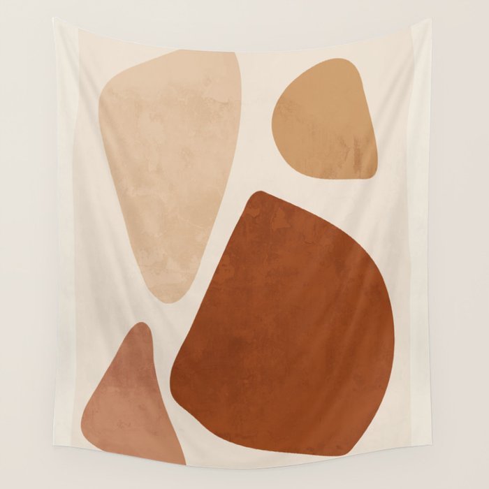 Abstract Shapes 47 Wall Tapestry Gallery Image 4