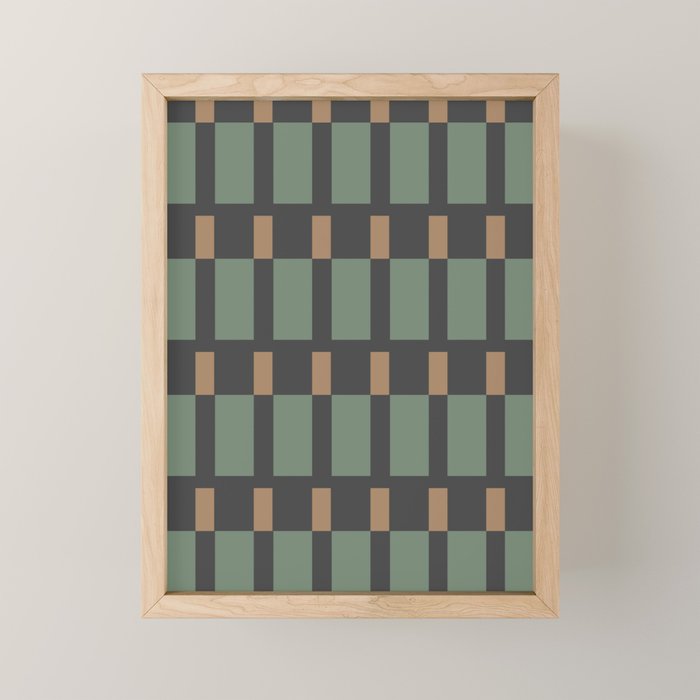 Woodland Blocks Mini Art Print Gallery Image 1