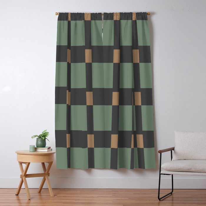 Woodland Blocks Window Curtain Gallery Image 5