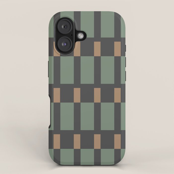 Woodland Blocks iPhone Case Gallery Image 1