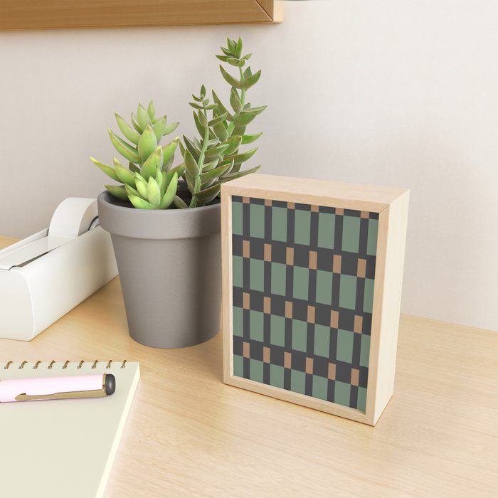 Woodland Blocks Mini Art Print Gallery Image 2