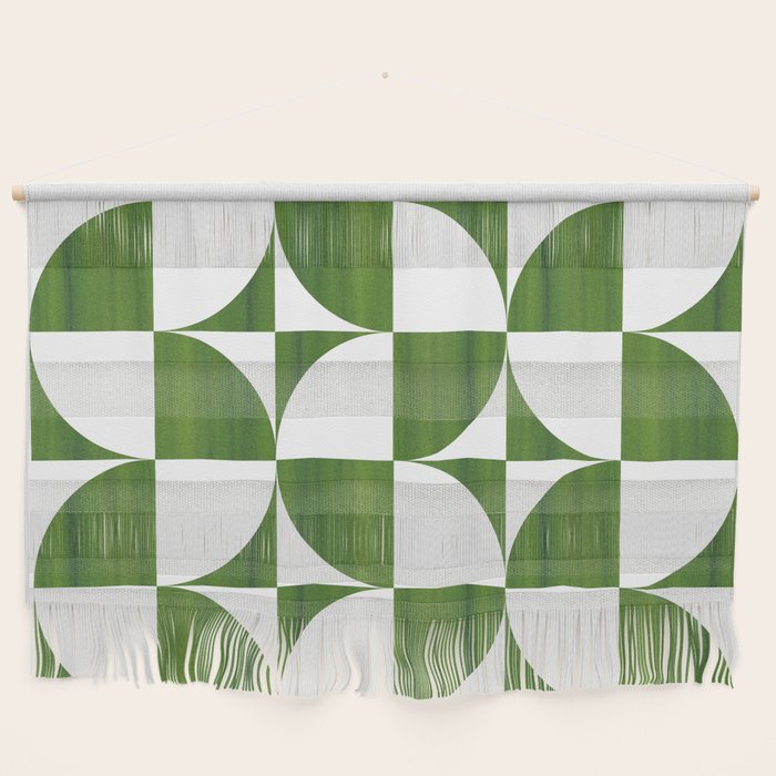 Quadrants (Matcha Green) Wall Hanging Gallery Image 1