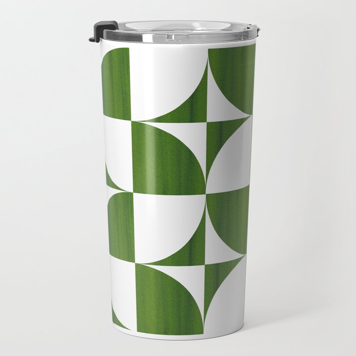 Quadrants (Matcha Green) Travel Mug Gallery Image 3