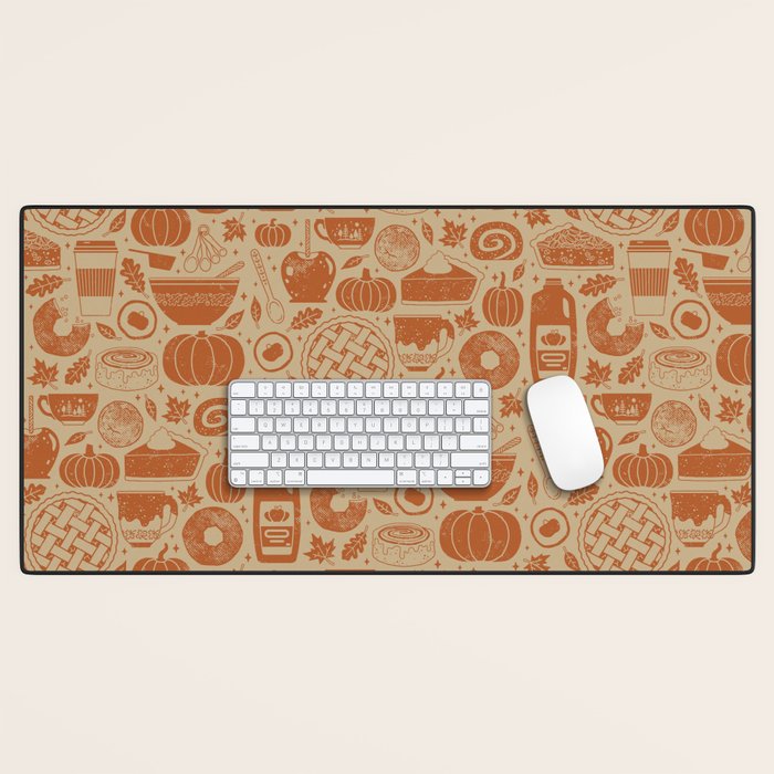 Pumpkin Spice: Latte Desk Mat Gallery Image 1