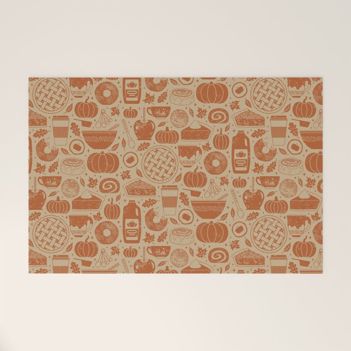 Pumpkin Spice: Latte Welcome Mat Gallery Image 1