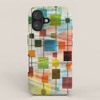 Mid-Century Modern Art 1.3 -  Graffiti Style iPhone Case Gallery Image 1