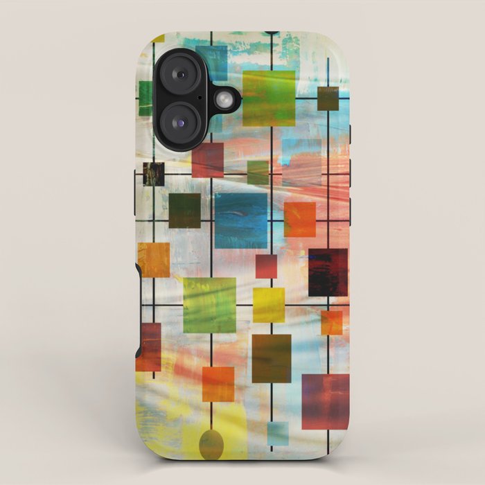 Mid-Century Modern Art 1.3 -  Graffiti Style iPhone Case Gallery Image 1