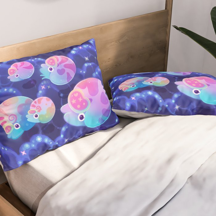 Dreaming nautilus Pillow Sham Gallery Image 2