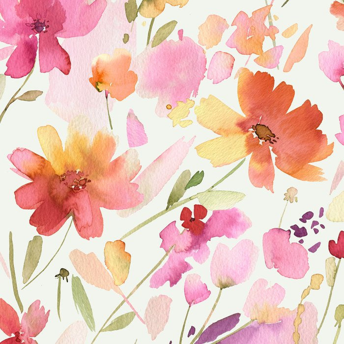 Natural Haze Spring Meadow Cosmos Wildflowers Magenta Red Yellow Coffee Mug Gallery Image 2