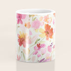 Natural Haze Spring Meadow Cosmos Wildflowers Magenta Red Yellow Coffee Mug Gallery Image 4