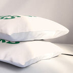Cheers. Cocktails and Drinks in Green And Linen White Pillow Sham Gallery Image 3