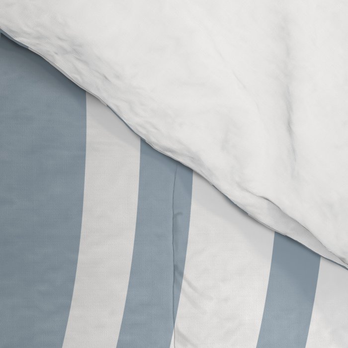 Wavy Stripes XXXVI - Natural Blue  Comforter Gallery Image 4