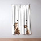 Highland Cow Window Curtain Gallery Image 3