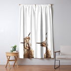 Highland Cow Window Curtain Gallery Image 5