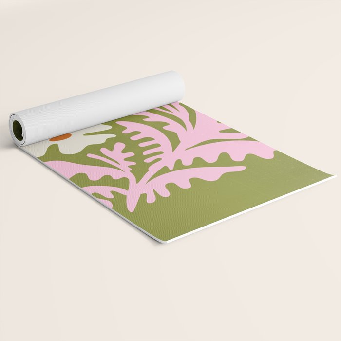 Wasabi & Cupid: Les Fleurs | Flower Market Color Series 10 Yoga Mat Gallery Image 2