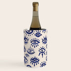 Mystic Eyes â Navy & Cream Wine Chiller Gallery Image 2