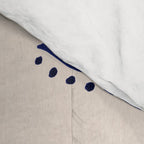Mystic Eyes â Navy & Cream Comforter Gallery Image 4