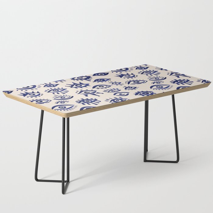 Mystic Eyes â Navy & Cream Coffee Table Gallery Image 1