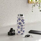 Mystic Eyes â Navy & Cream Water Bottle Gallery Image 4