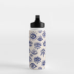 Mystic Eyes â Navy & Cream Water Bottle Gallery Image 3