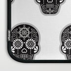 DÃ­a de Muertos Calavera â¢ Mexican Sugar Skull - Black Palette Laptop Sleeve Gallery Image 3