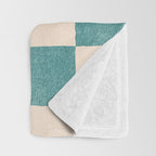 CHECKER - 001 - Opal Throw Blanket Gallery Image 3