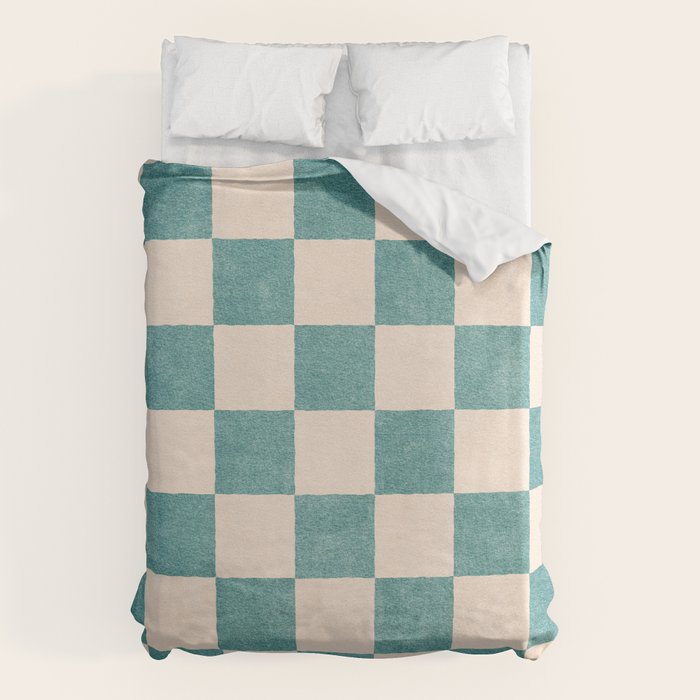 CHECKER - 001 - Opal Duvet Cover Gallery Image 6