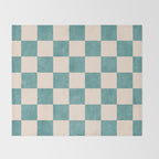 CHECKER - 001 - Opal Throw Blanket Gallery Image 2