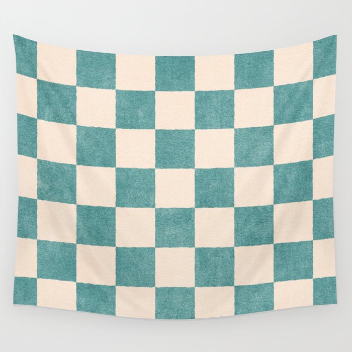 CHECKER - 001 - Opal Wall Tapestry Gallery Image 4