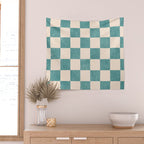 CHECKER - 001 - Opal Wall Tapestry Gallery Image 2