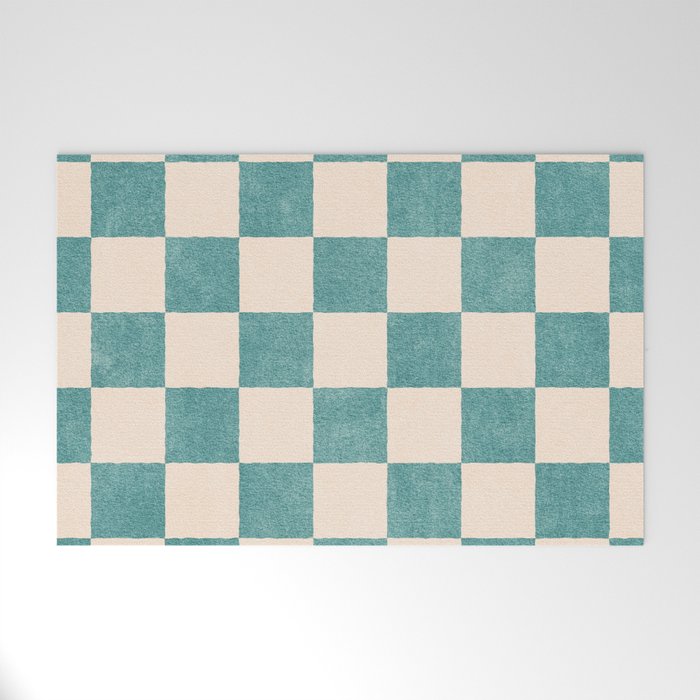 CHECKER - 001 - Opal Welcome Mat Gallery Image 1