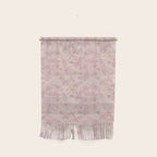 Butterfly Pattern soft pink pastel Wall Hanging Gallery Image 1