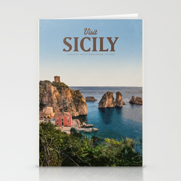 Visit Sicily Stationery Card Gallery Image 1
