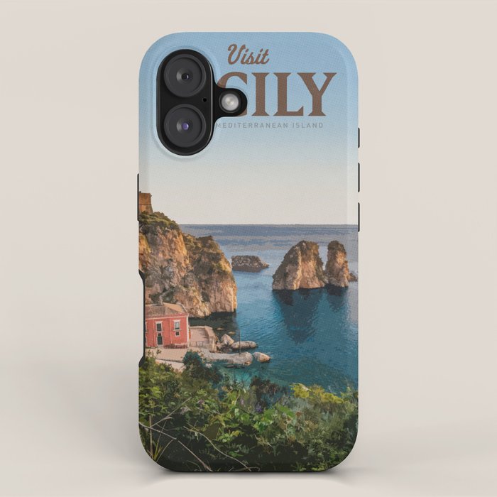 Visit Sicily iPhone Case Gallery Image 1