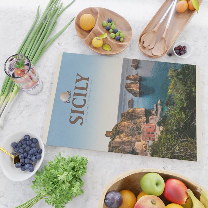 Visit Sicily Cutting Board Gallery Image 2