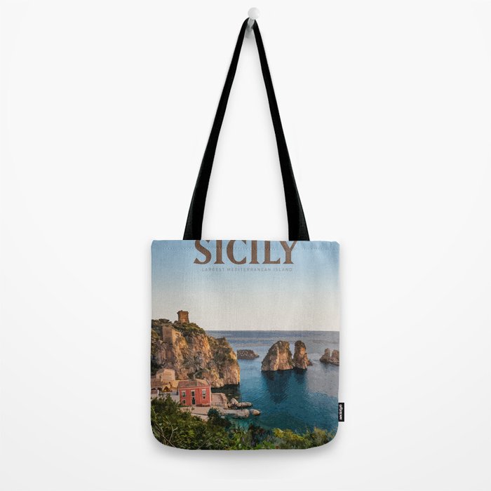 Visit Sicily Tote Bag Gallery Image 2